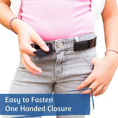 Myself Belts Unisex Easy One Handed Belt, Dark Brown
