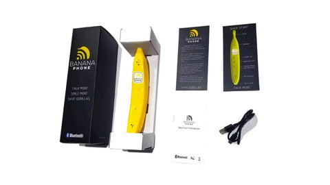Banana Phone - Bluetooth Handset for iPhone & Android (Single Banana)
