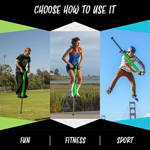 Vurtego V4 Pro Pogo Stick, Medium, Green