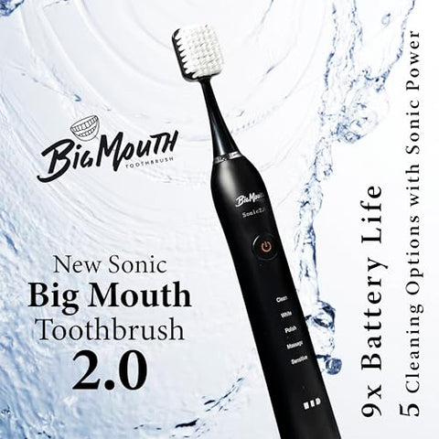 BIG MOUTH TOOTHBRUSH 2.0 - Sonic (Black)