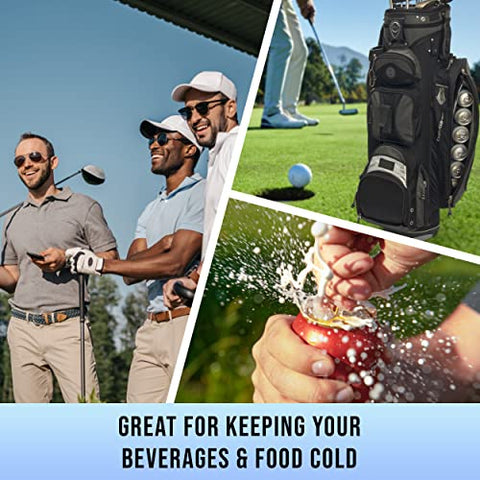 Caddy Swag Ice Packs for Golf Bags - Reusable Gel Packs (Pack of 3)