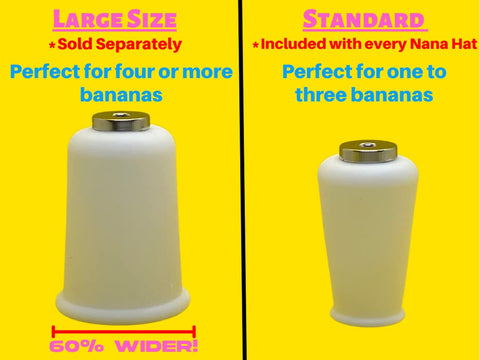 Nana Hats - Keep Bananas Fresher - BPA-Free Silicone Cap With Magnet (Monkey)