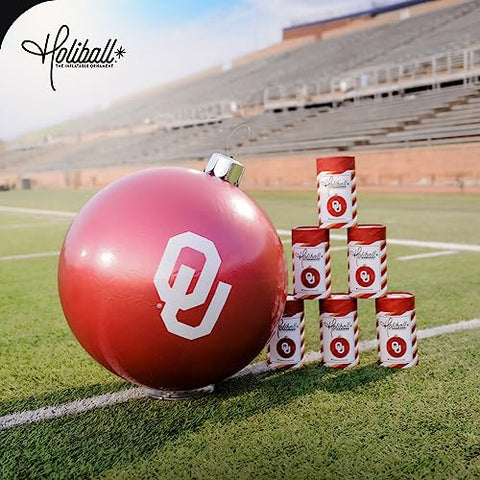 Holiball Inflatable Collegiate Ornament - 30" - University of Oklahoma