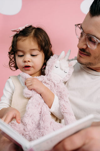 Slumberkins 14" Unicorn Snuggler, Card & Storybook Set