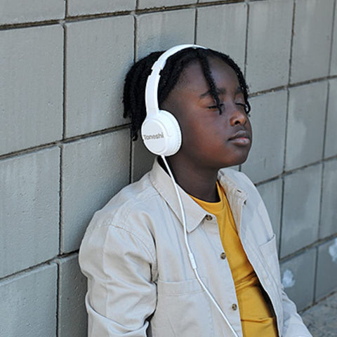 Tanoshi Kids Headphones with Microphone