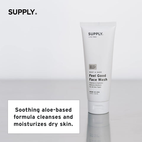 SUPPLY Feel Good Face Wash - Aloe, Tea Tree, Mint