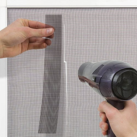 FiberFix Screenmend Window Screen Repair Kit - 2" x 80" Roll - Silver-Gray