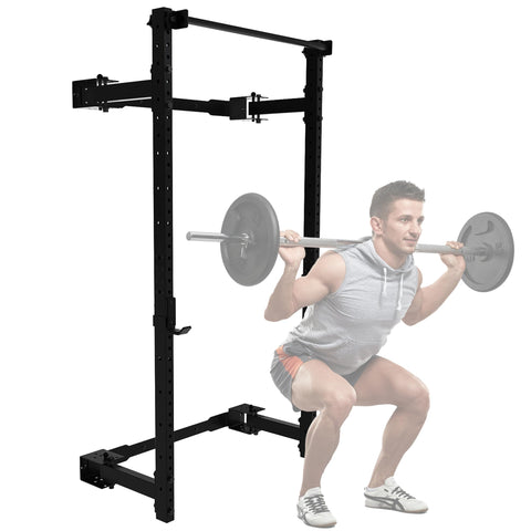 PRx Performance Wall Mounted Folding Power Squat Rack