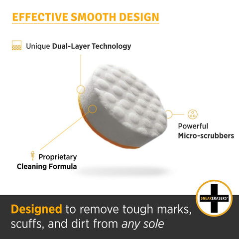SneakERASERS Instant Sneaker Cleaner Sponge, 5 Pack