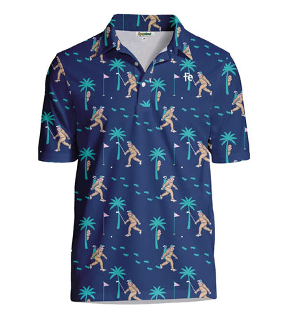 Tipsy Elves Sasquatch Shredder Golf Polo, X-Large
