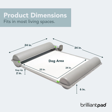 BrilliantPad Smart Indoor Dog Potty for Small Pets