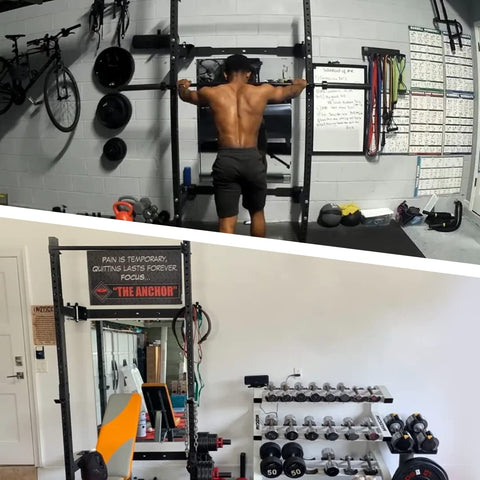 PRx Performance Wall Mounted Folding Power Squat Rack