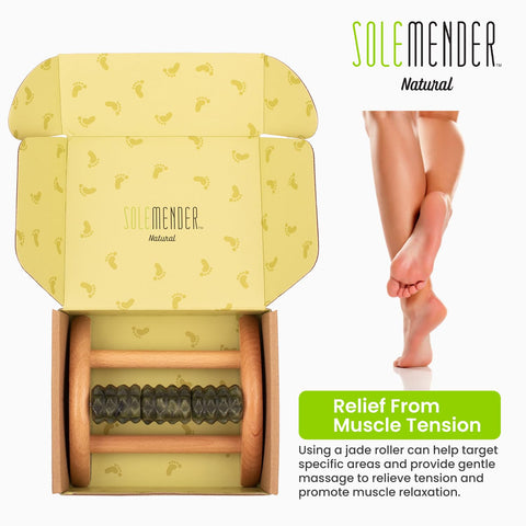 Solemender Cooling Foot Massager Natural Jade Bundle