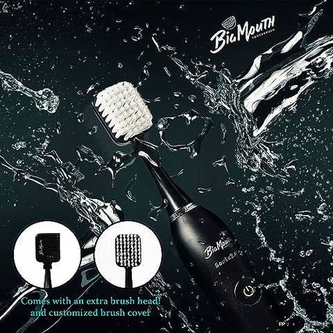 BIG MOUTH TOOTHBRUSH 2.0 - Sonic (Black)