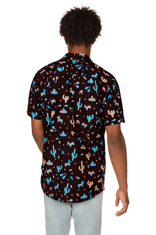 Tipsy Elves Men's Vacation Fiesta Hawaiian Shirt, Large