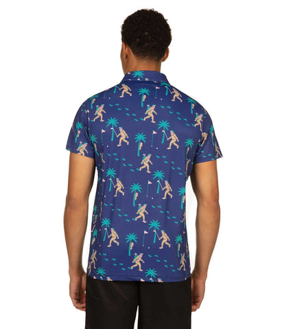 Tipsy Elves Sasquatch Shredder Golf Polo, X-Large
