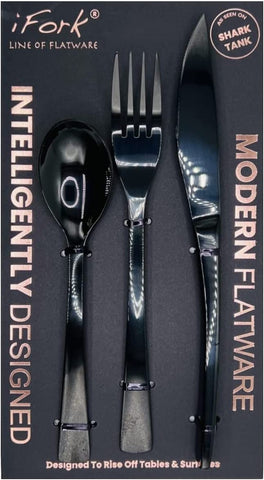 iFork BLK Collection Serving Set - 3 Pieces (iFork iSpoon iKnife)