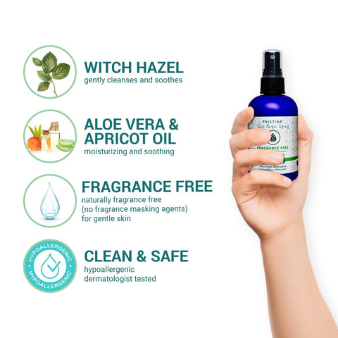 Pristine Toilet Paper Spray - Natural Alternative to Wet Wipes