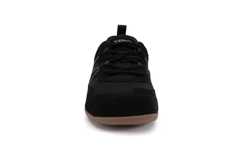 Xero Shoes Men’s Prio Suede Cross Training Shoe | Black/Gum
