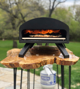 Bertello - Portable Outdoor Pizza Oven (12 inch Brick Oven Bundle)