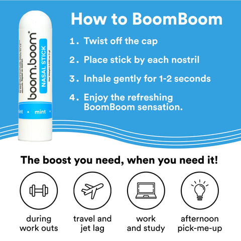BoomBoom Nasal Stick (4 Pack)