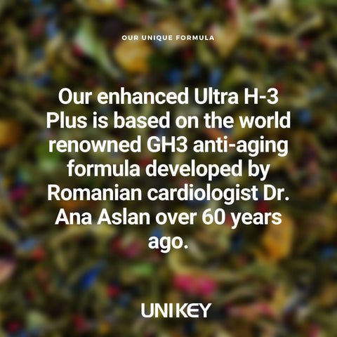 Uni Key Health Ultra H-3 Plus Cellular Health Formula, 90 Servings