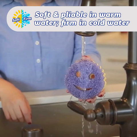 Scrub Daddy Scrub Mommy - Dual-Sided Dish Sponges - 3 Count