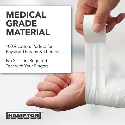 Hampton Adams 3-Pack White Athletic Sports Tape