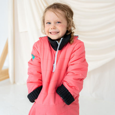 Buckle Me Baby Coats - Safer Car Seat Girls Winter Jacket - Toastier Pinkerbell - 18 Months