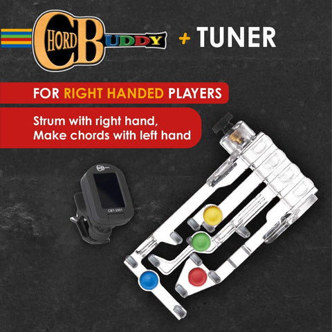 ChordBuddy Guitar Learning with Songbook, Lesson Plan, Tuner