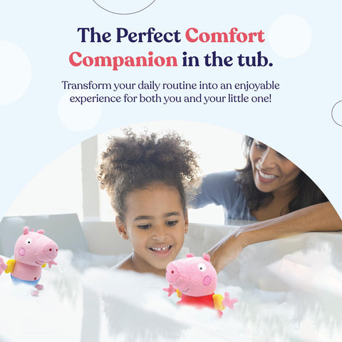 SoapSox Kids Bath Sponge 2pcs Peppa Pig and George Pig, Machine Washable