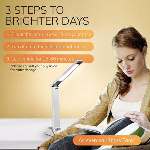 Circadian Optics Lumos 2.0 Light Therapy Lamp - White