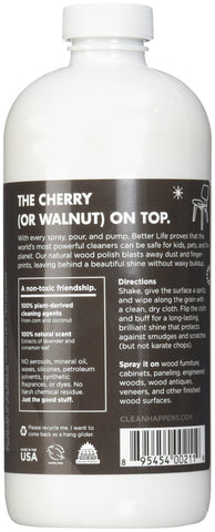 Better Life - Wood Cleaner & Polish - Cinnamon & Lavender,