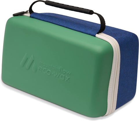 mountainFLOW eco-Wax Blue Square Kit, Ski + Snowboard Wax