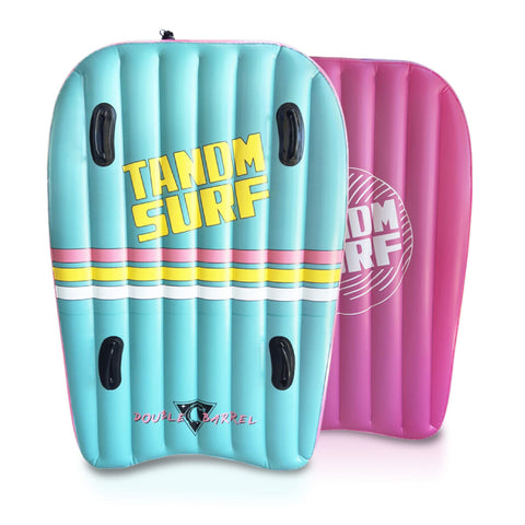 TANDM SURF Double Barrel Inflatable Bodyboard