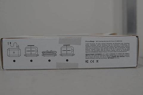 PhoneSoap Basic UV Light Sanitizer Box (White)