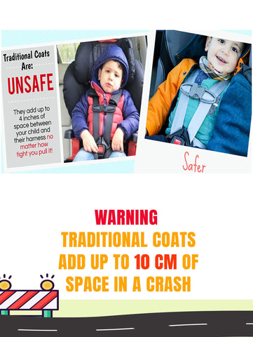 Buckle Me Baby Coats - Safer Car Seat Girls Winter Jacket - Toastier Pinkerbell - 18 Months