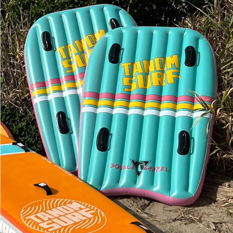 TANDM SURF Double Barrel Inflatable Bodyboard