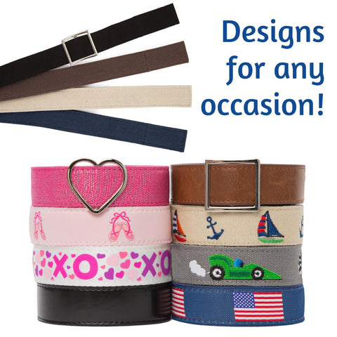 MYSELF BELTS - Dinosaur Print Velcro Belt