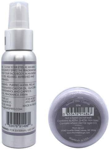 Stress Relief Combo Pack Mist Me Spray and Pinch Me Dough (Spa)