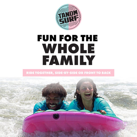 TANDM SURF Double Barrel Inflatable Bodyboard