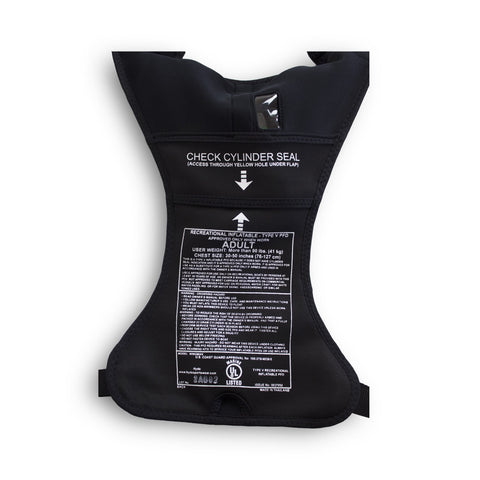 Hyde Wingman Inflatable Life Jacket, Black