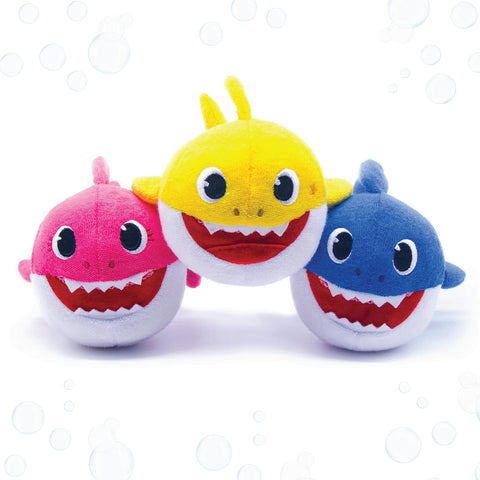 SoapSox Kids Bath Sponge 3pcs Baby Shark, Machine Washable