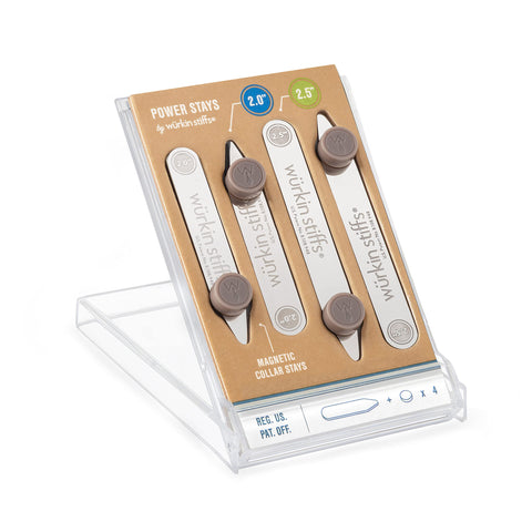 Power Stays Magnetic Collar Stays by Würkin Stiffs - 2.0" and 2.5"