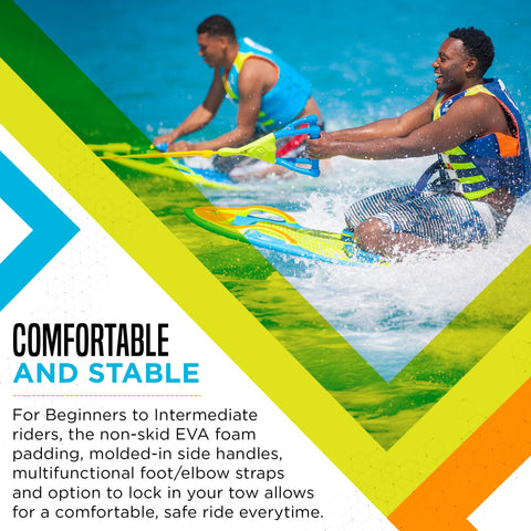 ZUP You Got This 2.0 Board - All-in-One Water Sports Board (Blue)