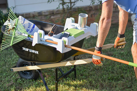 The Burro Buddy Lawn/Garden Tray - Holds Tools, Drinks, Phone - Great Gift!
