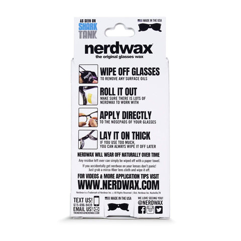Nerdwax Glasses Wax - 4ct Value Pack