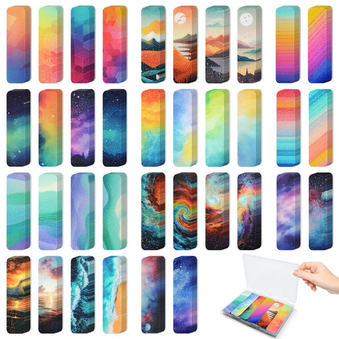 TOEMUR 72pc Calm Strips Anxiety Stickers