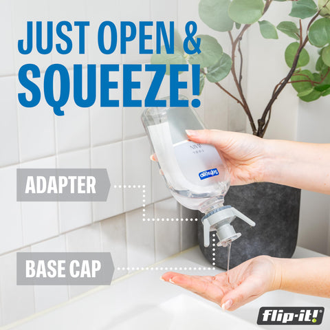 Flip-It! Bottle Emptying Kit - 6 Pack - Fits most bottles - Pastel Color Edition