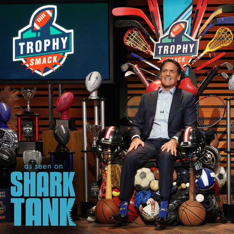 TrophySmack Perpetual Fantasy Football Trophy - Customizable (Black)